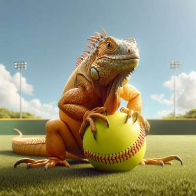 Orange Iguanas